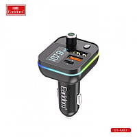 Fm Modulator MP3 | Car Charger | 3.1A | 2U | 1C Модулятор Earldom ET-M87