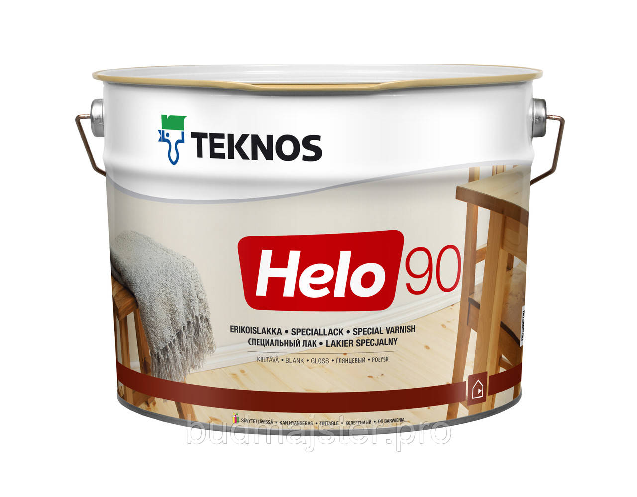 Лак Teknos HELO 90 глянсовий, 9 л.