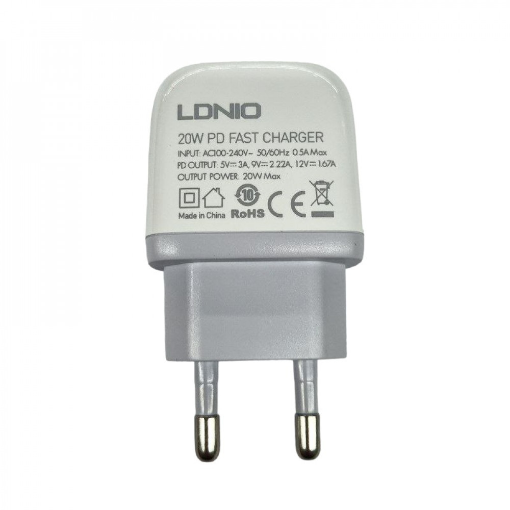 СЗУ Home Charger | 20W | 1C Ldnio A1209C White - фото 3 - id-p1945405026