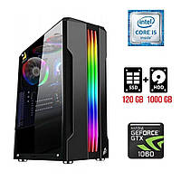 Игровой ПК / Intel Core i5-6400 (4 ядра по 2.7 - 3.3 GHz) / 16 GB DDR4 / 120 GB SSD + 1000 | всё для тебя