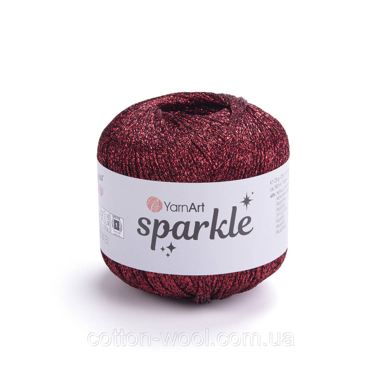 Yarnart Sparkle 1345  60% Metallic Polyester - 40% Polyamide