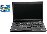 Ноутбук A-класс Lenovo ThinkPad T430u / 14" (1366x768) TN / Intel Core i5-3427U (2 (4) ядра по | всё для