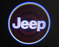 Лазерне підсвічування на дверях автомобіля з логотипом JEEP