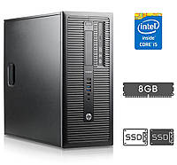 Компьютер HP EliteDesk 800 G1 Tower / Intel Core i5-4570 (4 ядра по 3.2 - 3.6 GHz) / 8 GB DD | всё для тебя