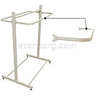 Дуга L12-0315, L1200 s0,8 (ов.тр.30x15). Аксесуари та комплектуючі для торгових стійок та стелажів з перфорацією для одягу, фото 3