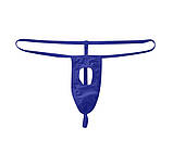 Стринги чоловічі еротичні сині відкриті, фото 2