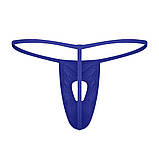 Стринги чоловічі еротичні сині відкриті, фото 3