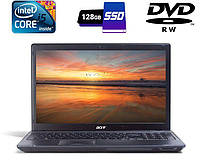 Ноутбук Acer TravelMate 5740 / 15.6" (1366x768) TN / Intel Core i5-430M (2 (4) ядра по 2.26 | всё для тебя