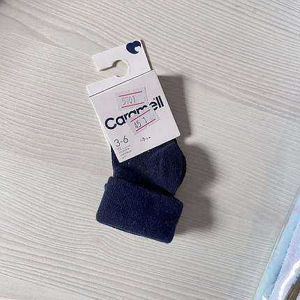 Шкарпетки т.сині для хлопчика (3-6м) (YOLA.BABY.SHOP), фото 1