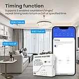 4 канальне Wi-Fi реле 220В Tuya Smart Life TYWB-4 сухий контакт, фото 9