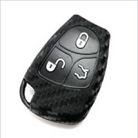 Чохол на пульт сигналізації силіконовий Mercedes Carbon 1147 (3872)