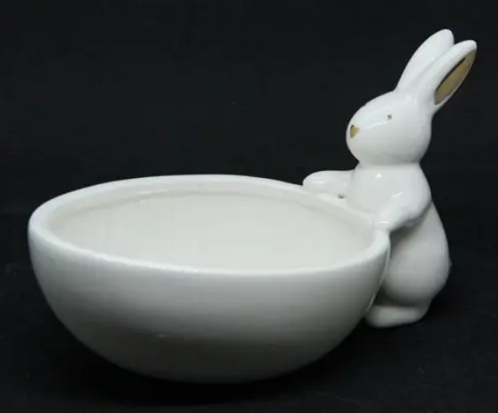 Підставка-піала "Білий заєць" 18х10хН11см