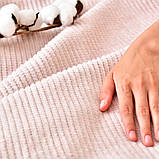 Плед покривало на ліжко Adina 180х200 см IDEIA натуральне бавовна пудра, фото 4