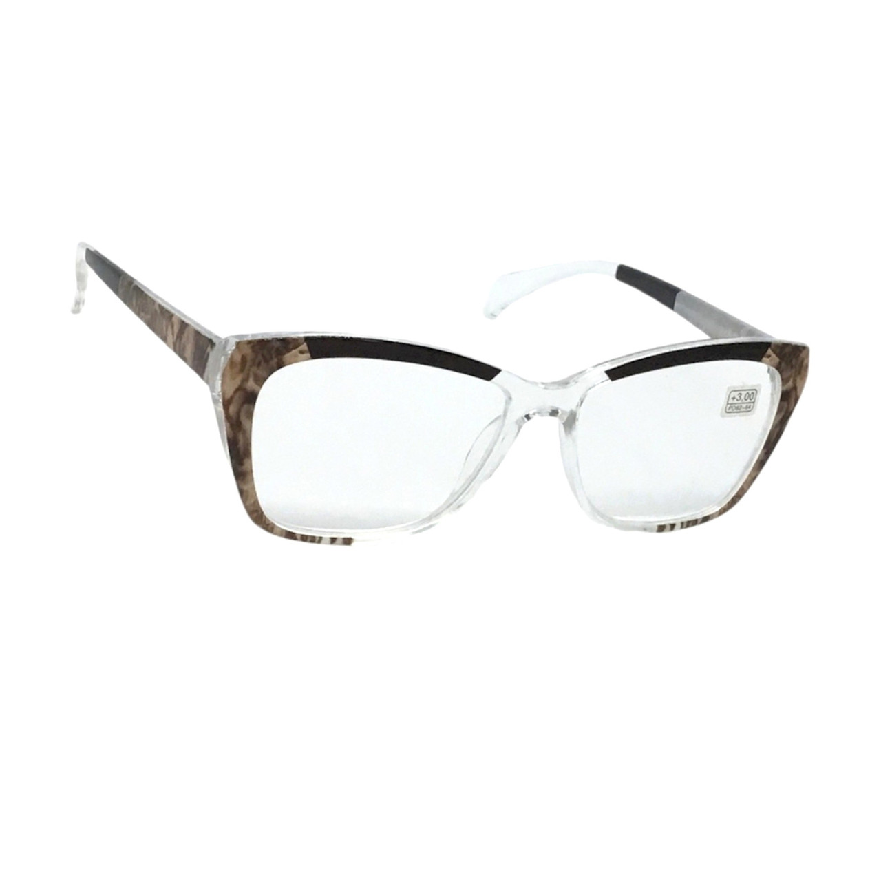 Жіночі окуляри для зору з білою лінзою 784 с1