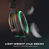 Fifine H6X USB-навушники зі знімним мікрофоном, RGB-підсвіткою (оновлена модель 2024) — Чорний, фото 6