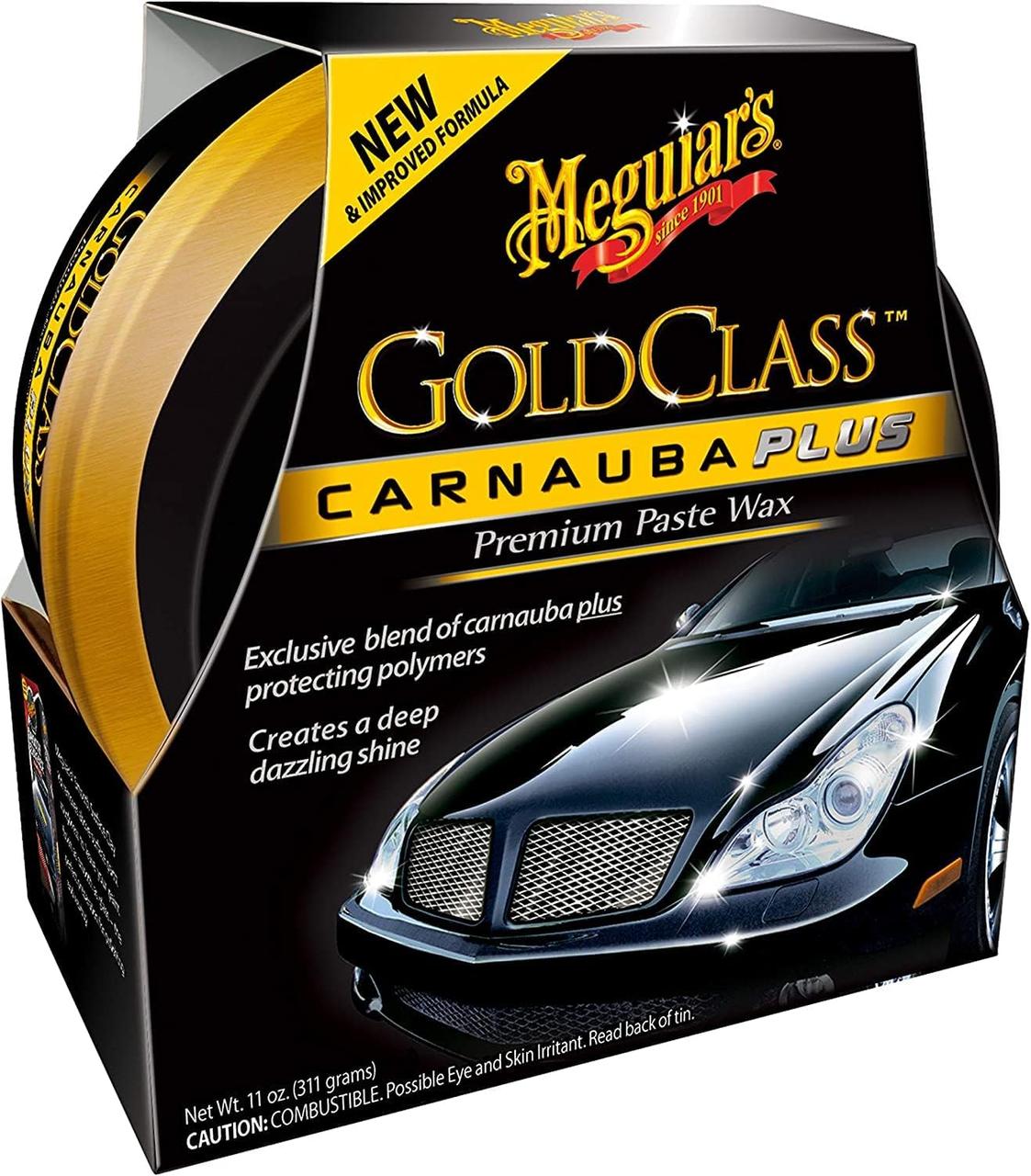Твердый воск с карнаубой Meguiar`s Gold Class Carnauba Plus Paste Wax 311 г. (G7014J, G7014EU) - фото 1 - id-p1945438030