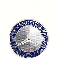 Эмблема Mercedes 57мм Значок Шильдик на капот