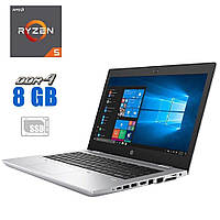 Ультрабук HP ProBook 645 G4 / 14" (1920х1080) IPS / AMD Ryzen 5 2500U (4 (8) ядра по 2.0 - | всё для тебя