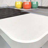 Комплект стильних складних меблів (Стіл та 4 стільці), Білий (з сумкою), фото 5