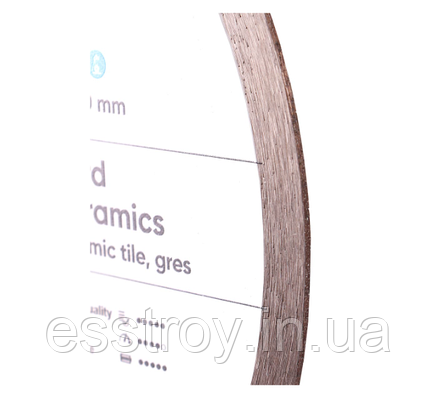 Круг алмазний відрізний Hard ceramics 1A1R 250x1,6/1,2x10x25,4, фото 2