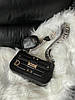 Жіноча сумка Dior Small Camp Bag Black Кросс боді екошкіра жіноча сумка чорна широкий ремень, фото 7