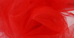 Тканина Фатин середньої жорсткості(Турция)Яскраво-червона