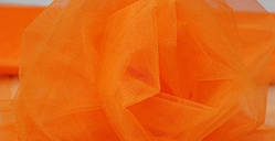 Тканина Фатин середньої жорсткості(Турция)Жовтогарячий