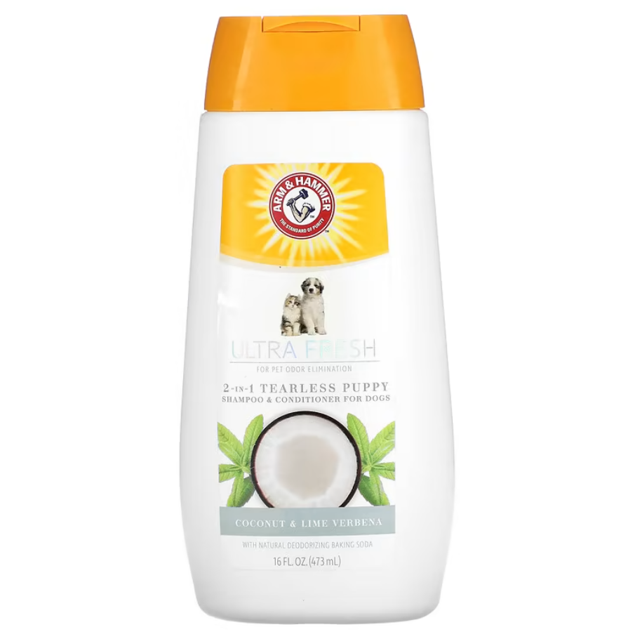 Шампунь для тварин Arm & Hammer Ultra Fresh 2 In 1 Tearless Puppy Shampoo & Conditioner For Dogs 473 мл