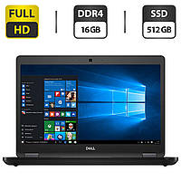 Ноутбук Dell Latitude 5490 / 14" (1920x1080) IPS / Intel Core i5-8350U (4 (8) ядра по 1.7 - 3 | всё для тебя