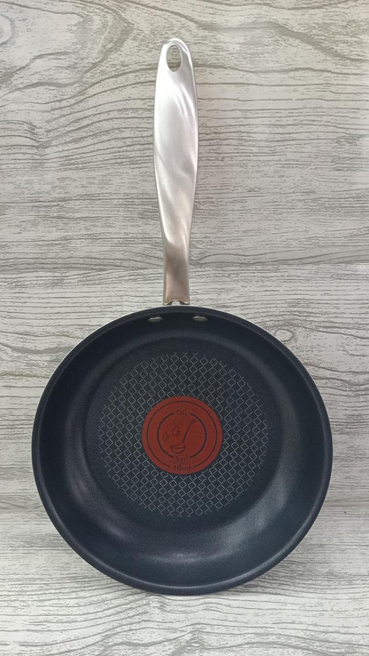 Сковорода з нержавіючої сталі з антипригарним покриттям ТМ "Pepper", 24 см