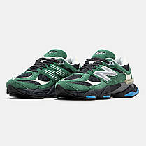 Кросівки New Balance 9060 Team Forest Green / Нью Беланс 9060 Тім Форест Зелені з Чорним, фото 4