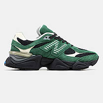 Кросівки New Balance 9060 Team Forest Green / Нью Беланс 9060 Тім Форест Зелені з Чорним, фото 3