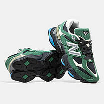 Кросівки New Balance 9060 Team Forest Green / Нью Беланс 9060 Тім Форест Зелені з Чорним, фото 6