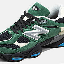 Кросівки New Balance 9060 Team Forest Green / Нью Беланс 9060 Тім Форест Зелені з Чорним, фото 5