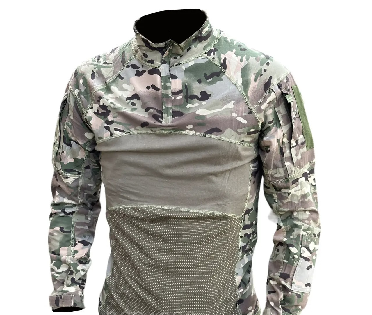 Тактическая боевая рубашка убакс мультикам тактическая кофта военная рубашка убакс с липучками - фото 2 - id-p1869353815