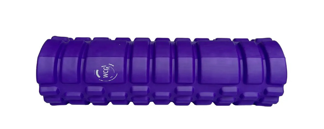 Масажний ролик WCG K1 Роллер, Масажний валик для тіла (Фіолетовий колір)