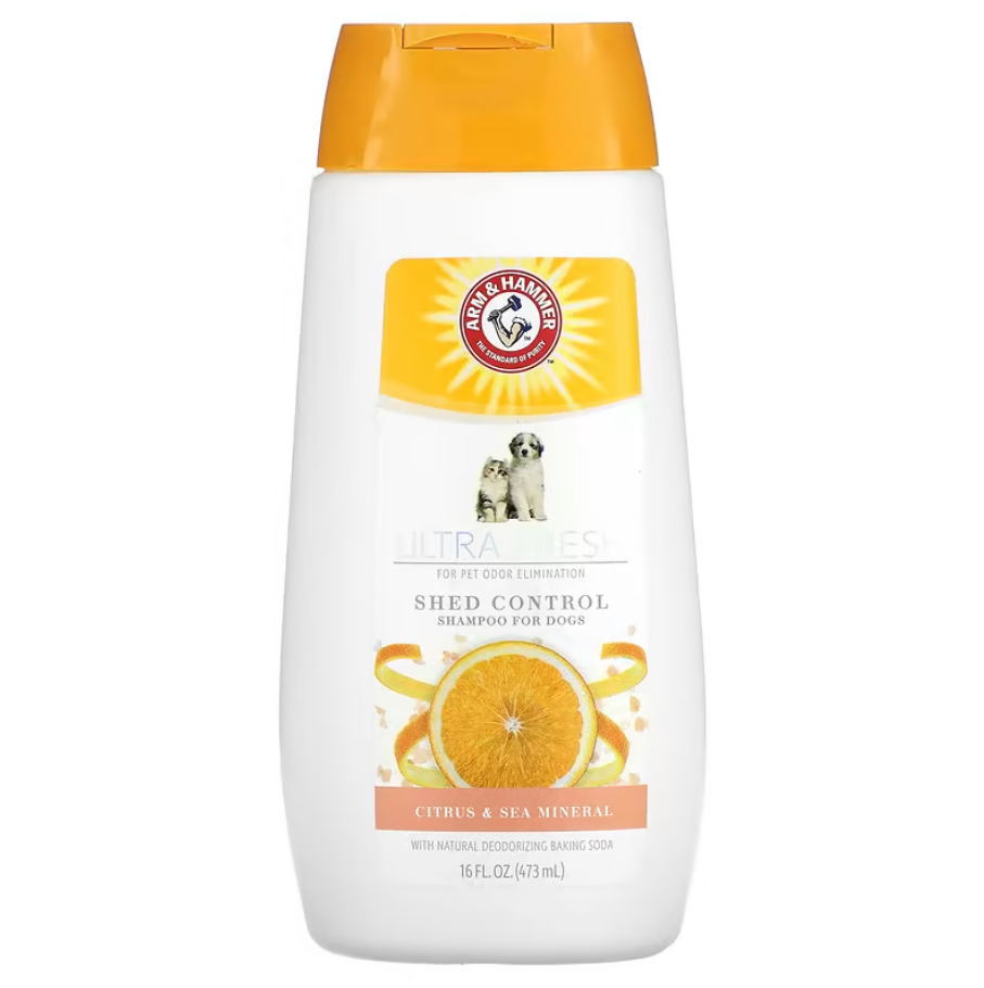 Шампунь для тварин Arm & Hammer Shed Control Shampoo For Dogs Citrus & Sea Mineral 473 мл