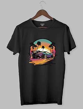 Крута футболка з прикольним принтом "спорт кар"