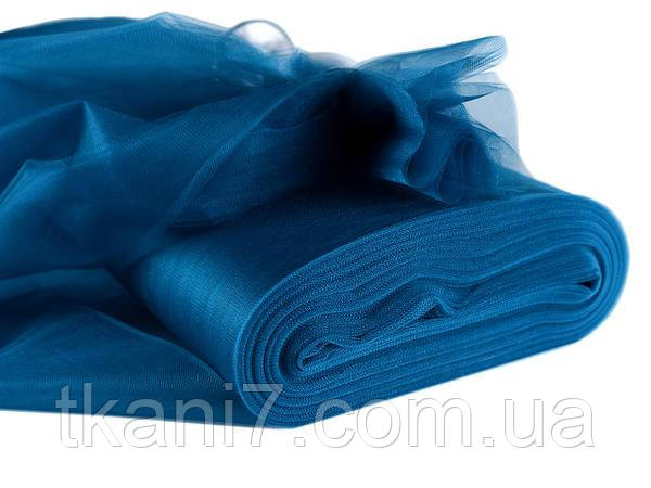 Тканина Фатин середньої жорсткості(Турция)Індиго, фото 1