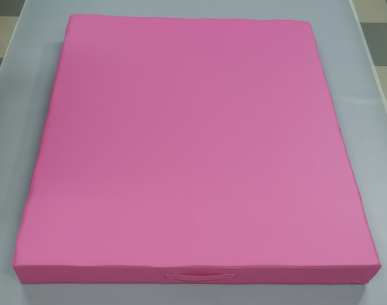 Мат гімнастичний дитячий рожевий 1,2х1х0,1 м (М 120х100х10), фото 1