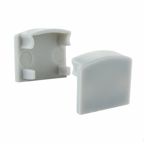 Заглушка для профиля ЛП-12А серая пластиковая. (ID#1945490661), цена: 2 ...