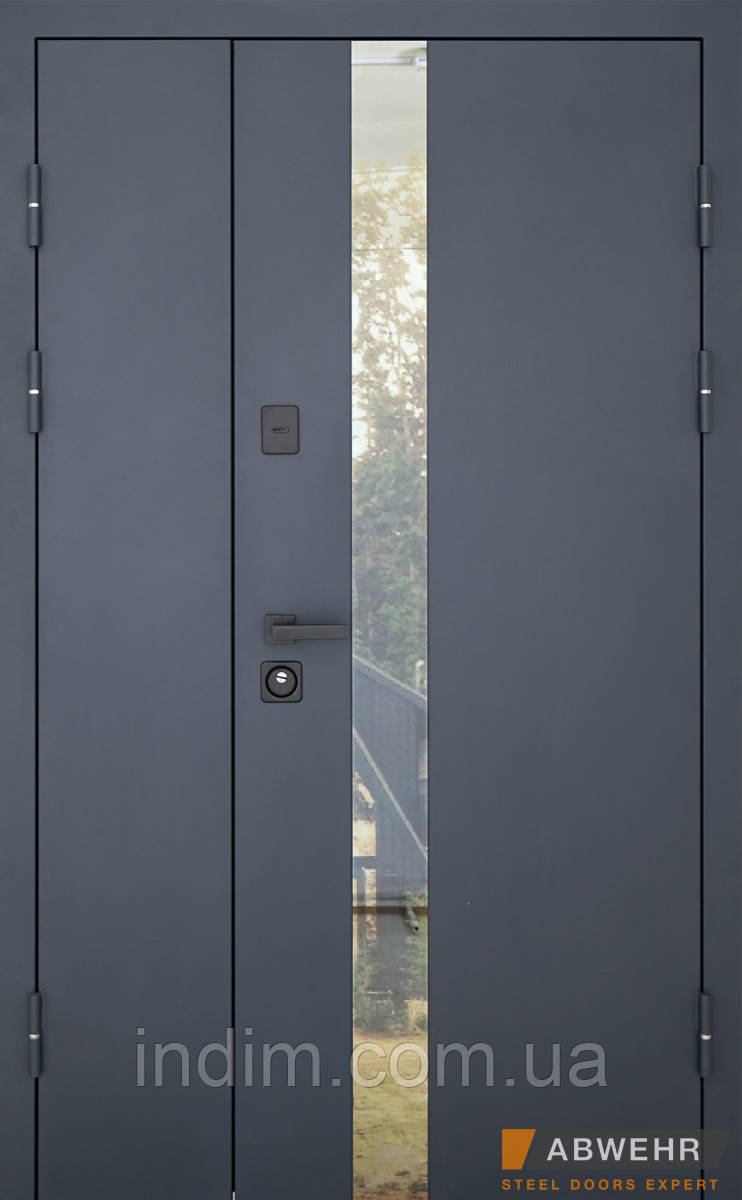 Вхідні двері модель Nordi Glass комплектація Defender 1200