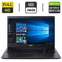 Ноутбук Acer Aspire 3 A315-55KG / 15.6" (1920x1080) TN / Intel Core i3-7020U (2 (4) ядра по | всё для тебя