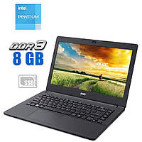 Ноутбук Б-класс Acer Aspire ES1-431 / 14" (1366x768) TN / Intel Pentium N3700 (4 ядра по 1. | всё для тебя