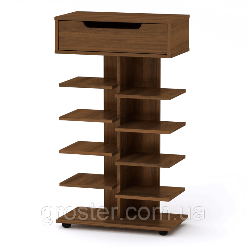 Полиця для взуття ТО-15 з висувною шухлядою, фото 1