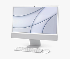 Аренда комп'ютера моноблок Apple iMac 24 M1/М2/M3 Silver 2021/2022/2023 Retina 4.5K 256GB SSD прокат rental