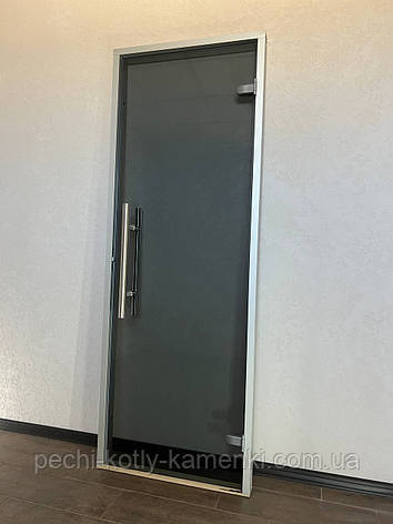 Двері для хамаму Thermory Premium Hamam Grey 80х190 мм, фото 1