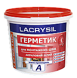 Акриловий герметик для монтажних швів А «для зовнішніх робіт» СТІЗ ТМ Lacrysil., 1,2 кг, фото 2
