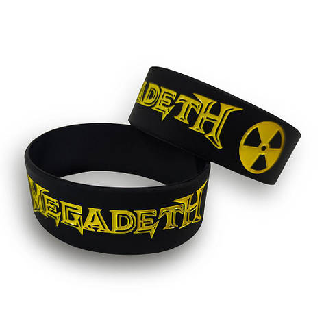 Браслет силіконовий MEGADETH, фото 1