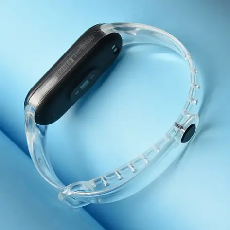 Ремінець для Xiaomi Mi Band 5 / 6 Прозорий, фото 1